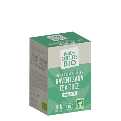 Huiles essentielles de Ravintsara et Tea tree bio